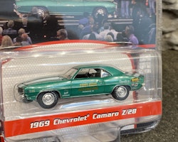 Skala 1/64 Chevrolet Camaro Z/28 69' Barrett Jackson auctions från Greenlight