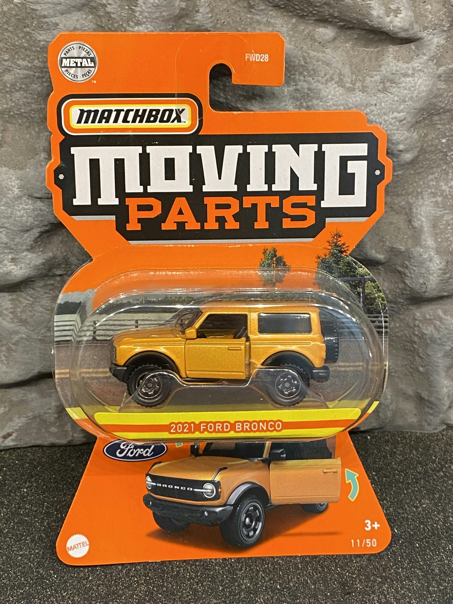 Skala 1/64 Matchbox "Moving parts" - Ford Bronco 2021'