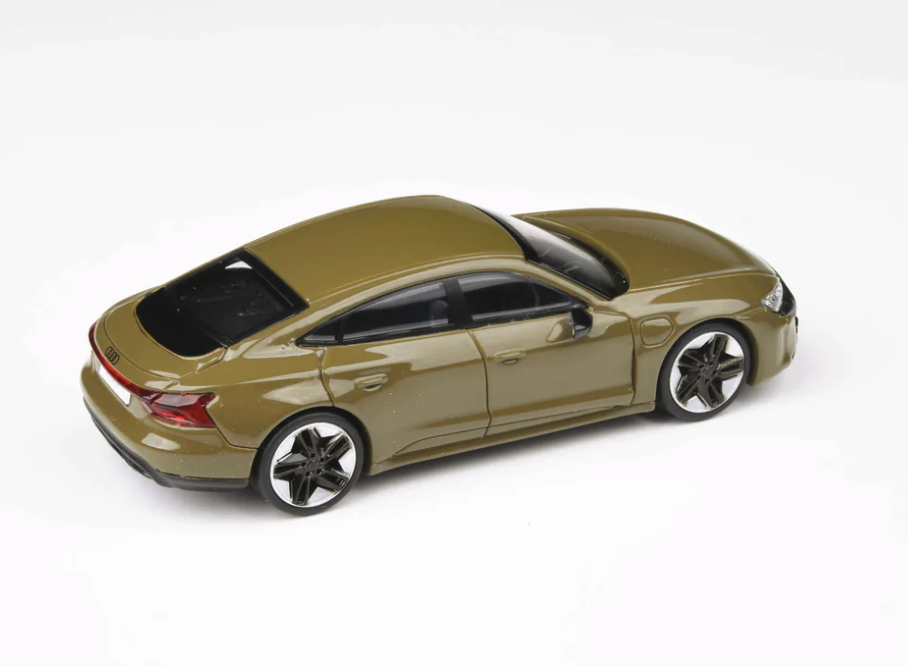 Skala 1/64 Audi e-tron GT RS, Vä Styrd, Tactical Green fr Para64