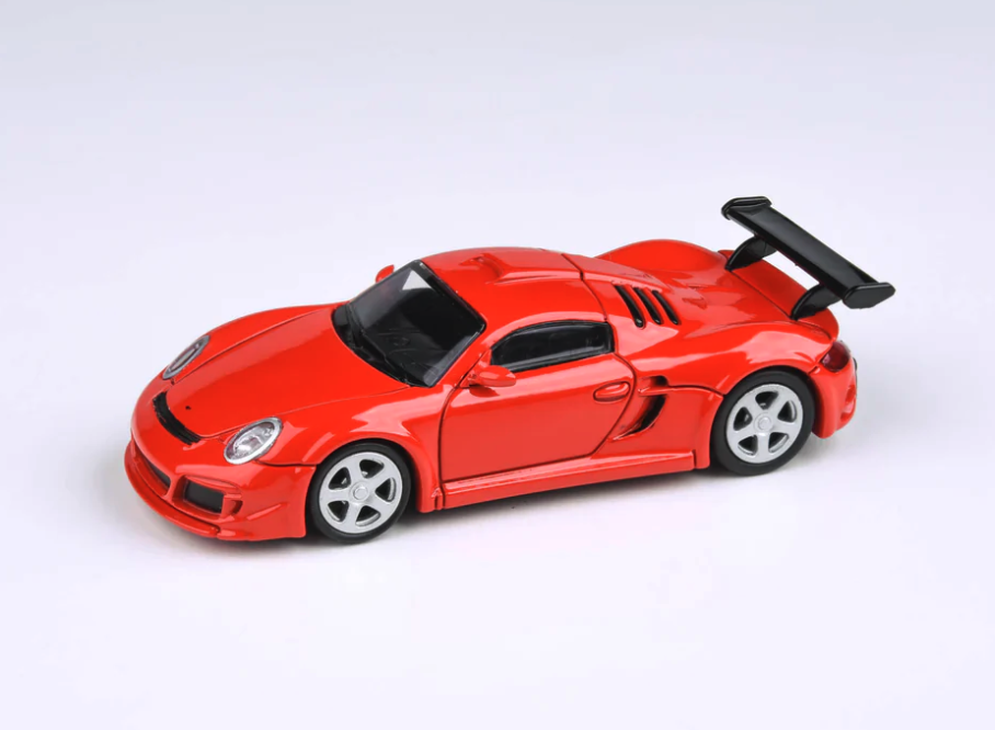 Skala 1/64 2012 RUF CTR3 Clubsport - Guards Red, Vänsterstyrd.  fr Para64