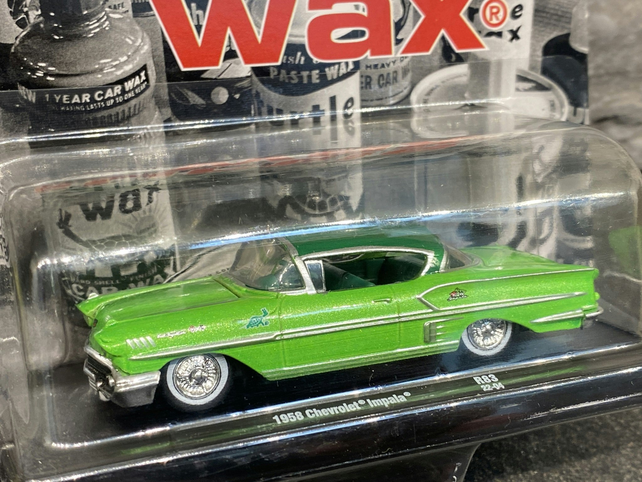 Skala 1/64 Chevrolet Impala 58' "Turtle Wax" fr M2