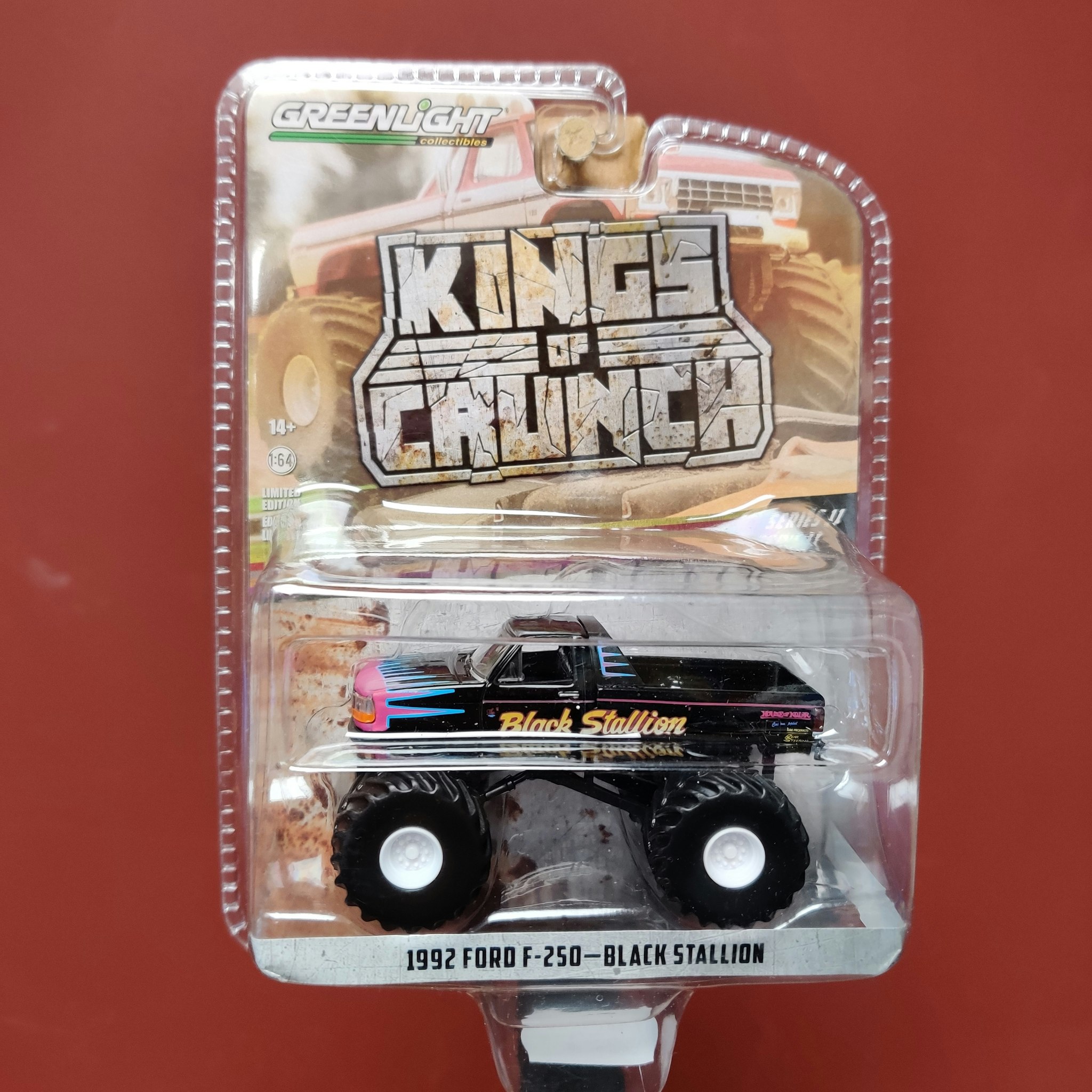 Skala 1/64 Ford F-250 77' Black Stallion "Kings of Crunch" fr Greenlight