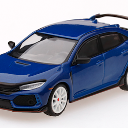 Skala 1/64 Honda Civic Type R (FK8) Aegean Blue Modulo Edition fr MINI GT