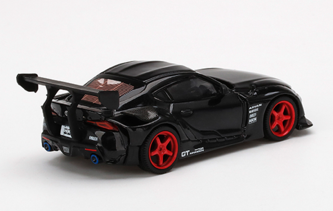 Skala 1/64 HKS Toyota GR Supra Nocturnal fr MINI GT