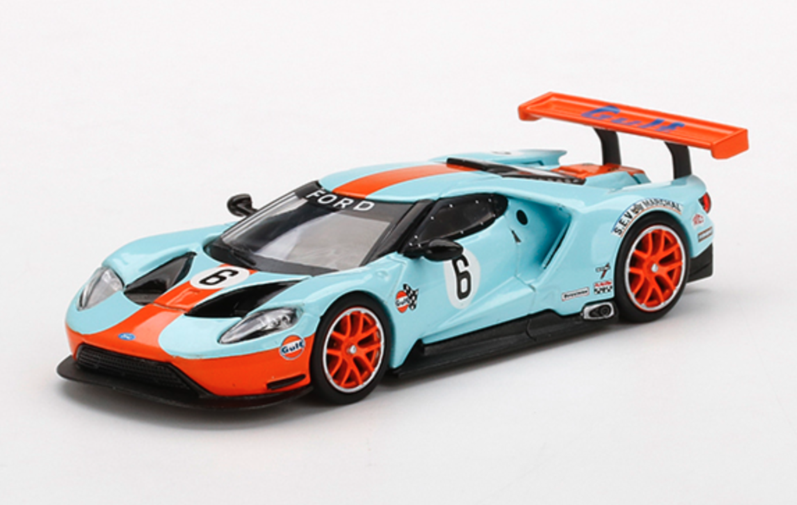 Skala 1/64 Ford GT GTLM Gulf fr MINI GT