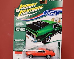 Skala 1/64 - Ford Mustang Mach 1, 70' Rel.1.Ver.B från Johnny Lightning