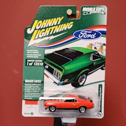 Skala 1/64 - Ford Mustang Mach 1, 70' Rel.1.Ver.B från Johnny Lightning