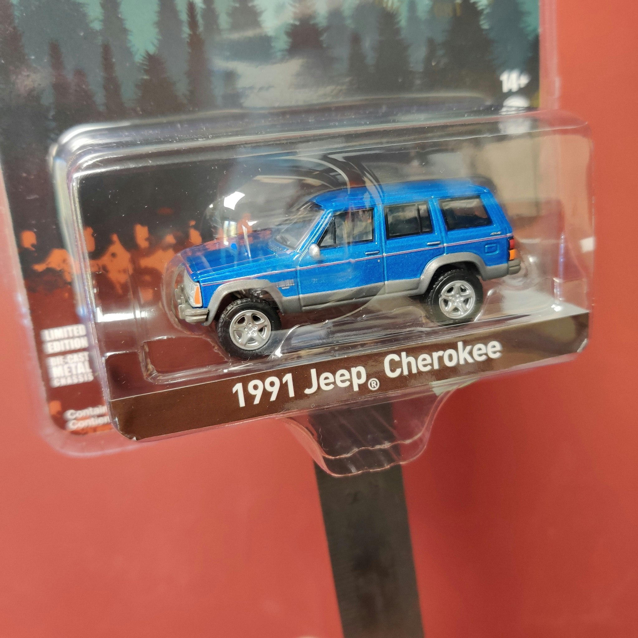 Skala 1/64 Jeep Cherokee 91' - "Jeep 80th Anniversary" från Greenlight