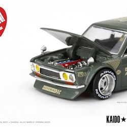 Skala 1/64 - Datsun KAIDO 510 Wagon Grön (KHMG010) fr MINI GT