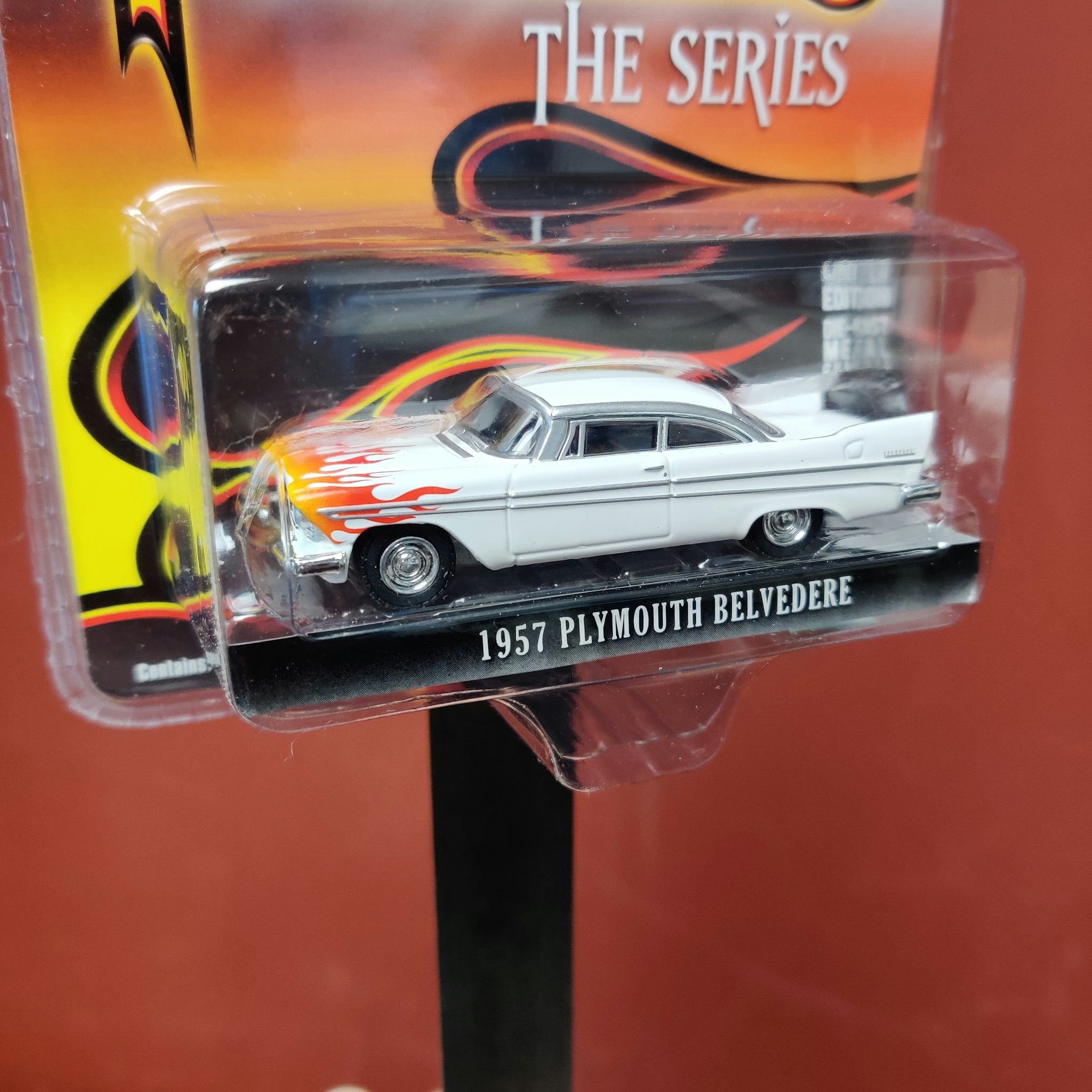 Skala 1/64 Plymouth Belvedere 57' "Flames The Series" från Greenlight Excl.
