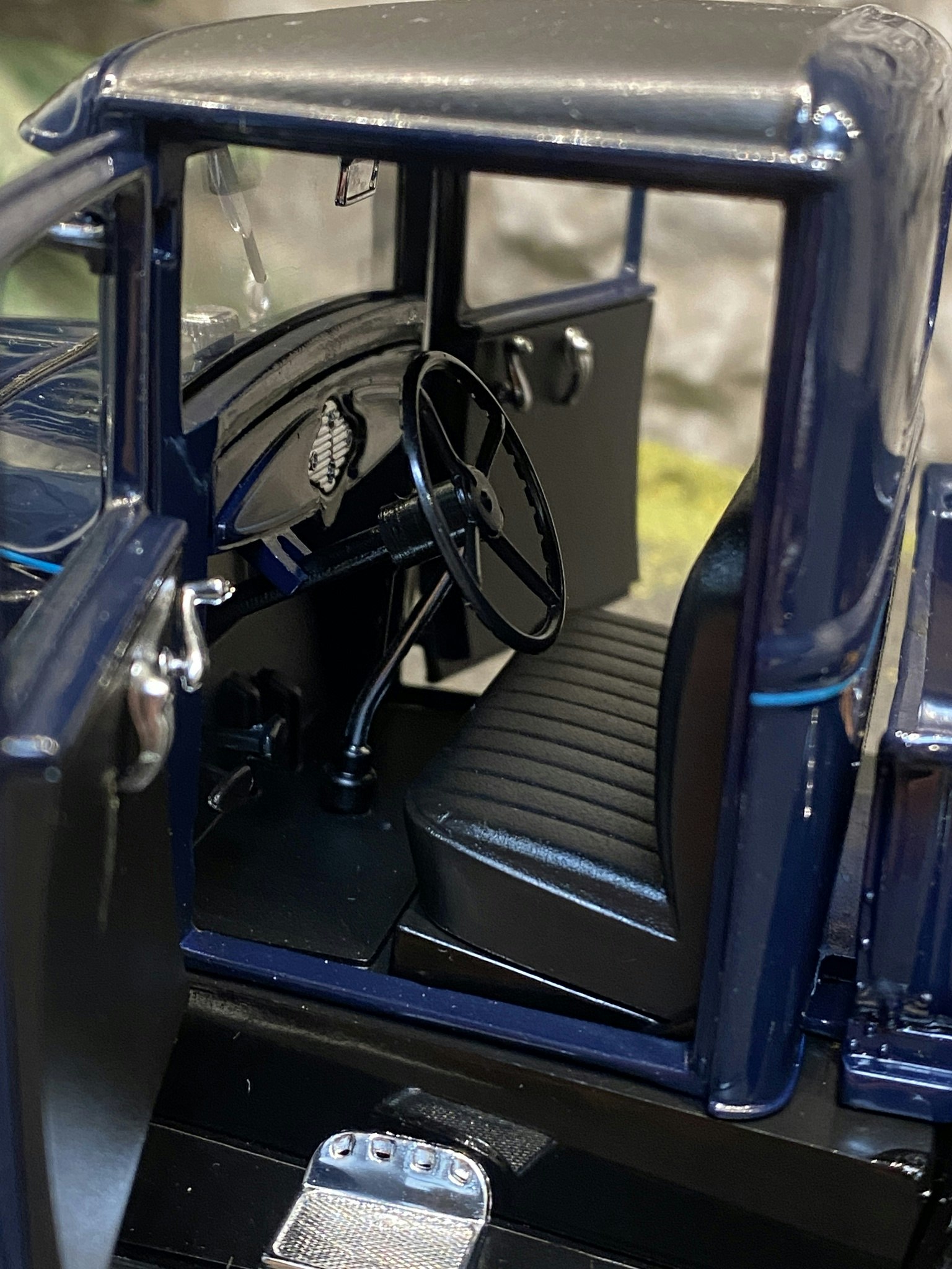 Skala 1/18 Otroligt välgjord Ford Modell A Pick Up 1931, Blå fr Motor City Classics