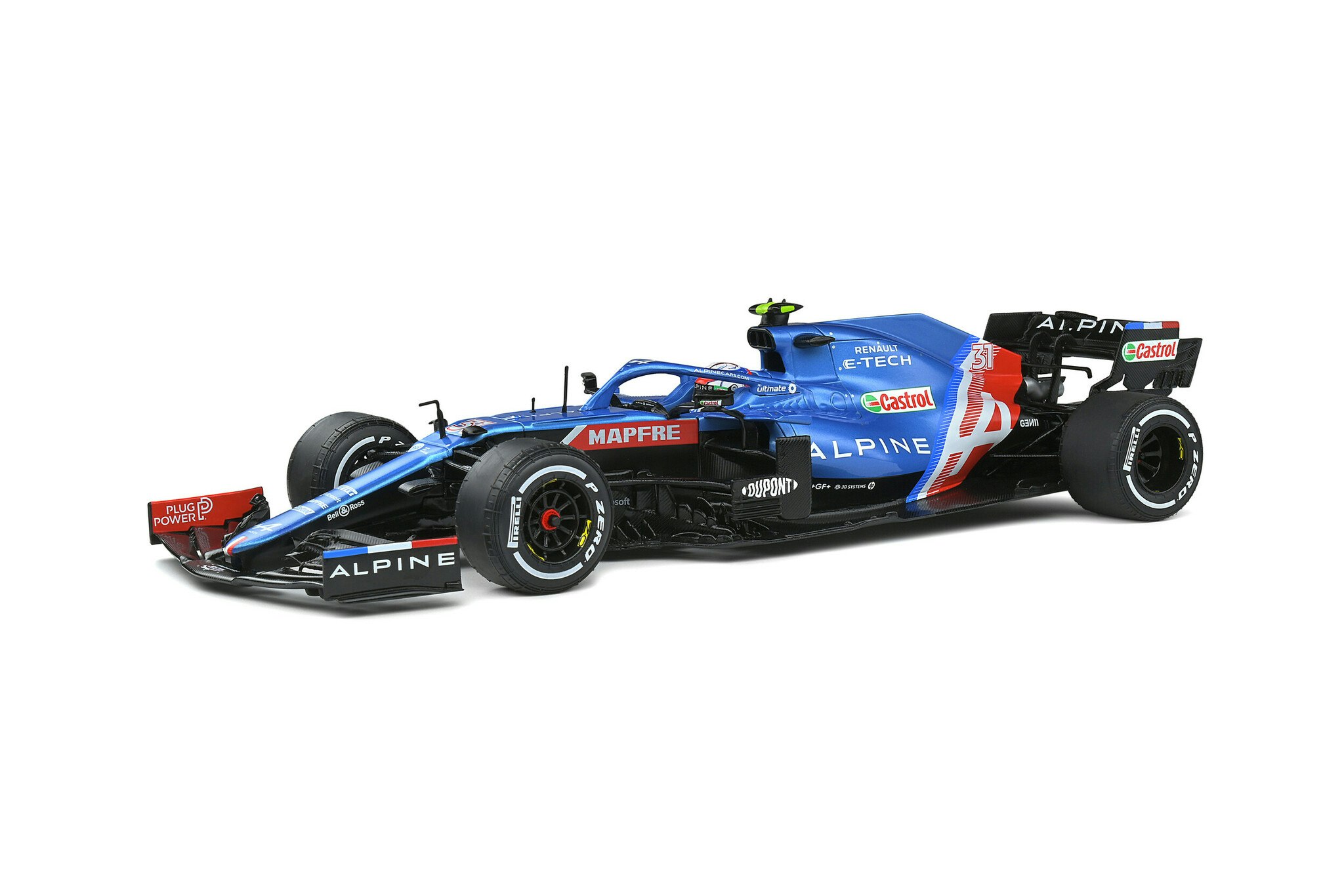 Skala 1/18 ALPINE A521 – GP PORTUGAL – 2021 – #31 E.OCON från Solido