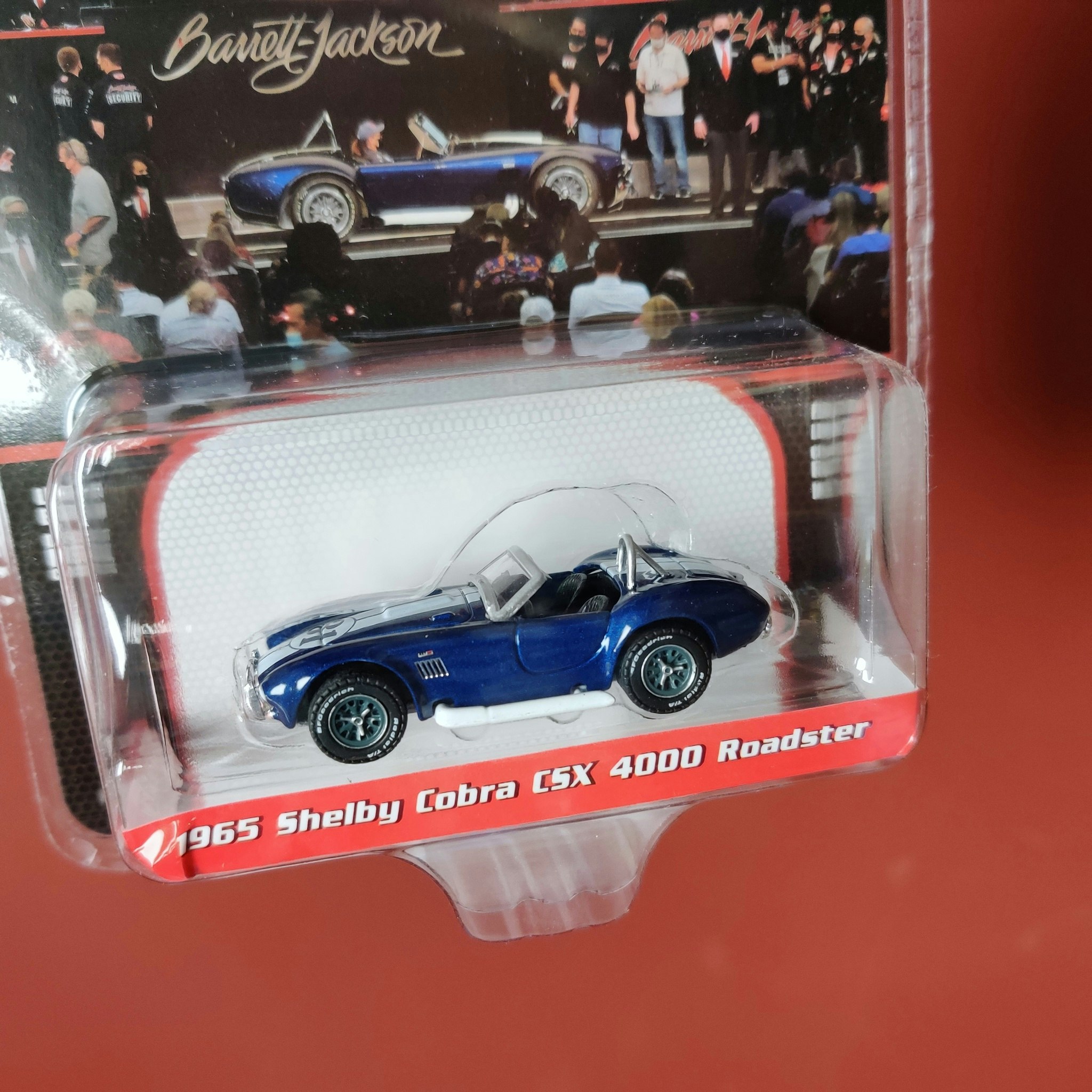 Skala 1/64 Shelby Cobra CSX 4000 Roadster 65' Barrett Jackson auctions fr Greenlight