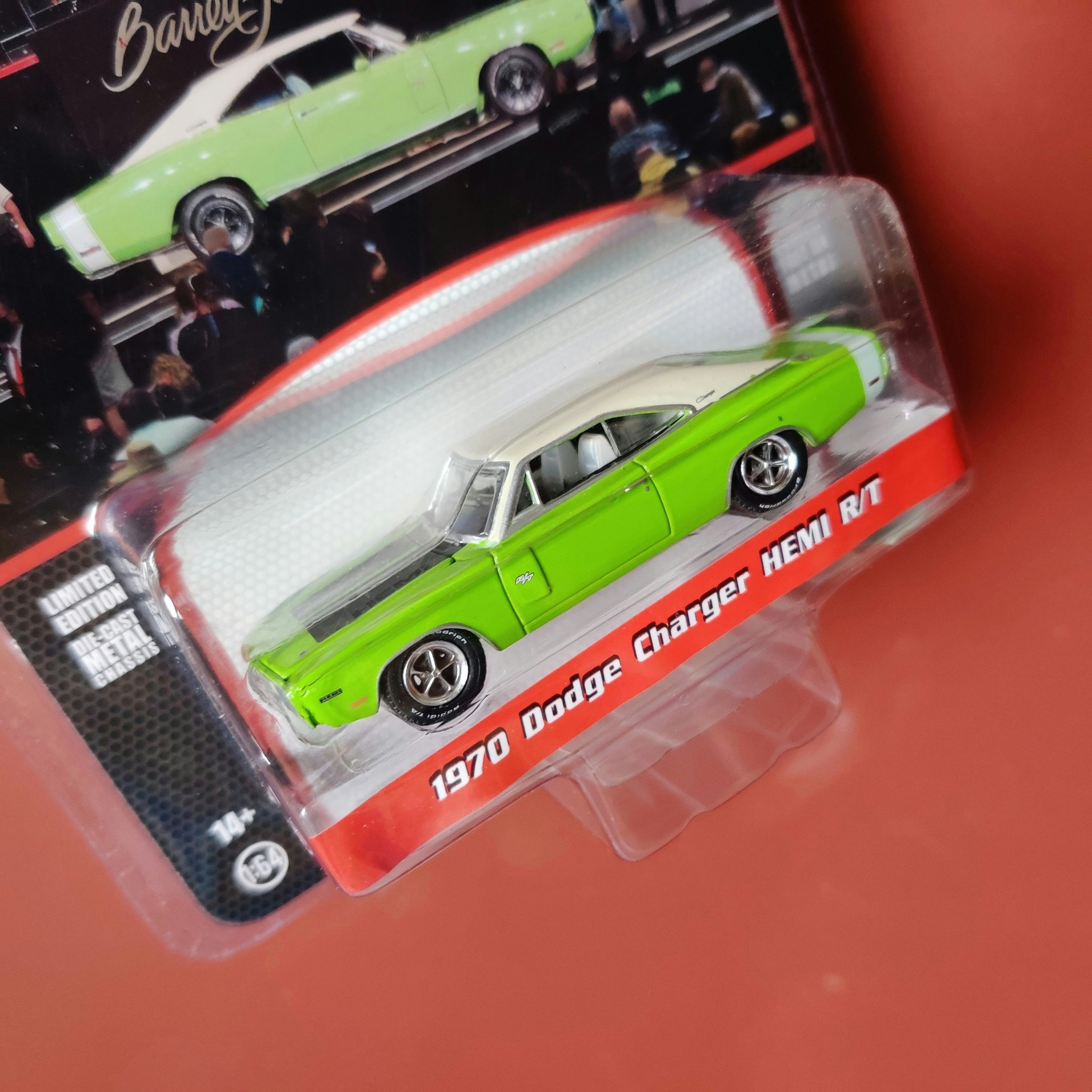 Skala 1/64 Dodge Charger Hemi R/T 70' Barrett Jackson auctions fr Greenlight