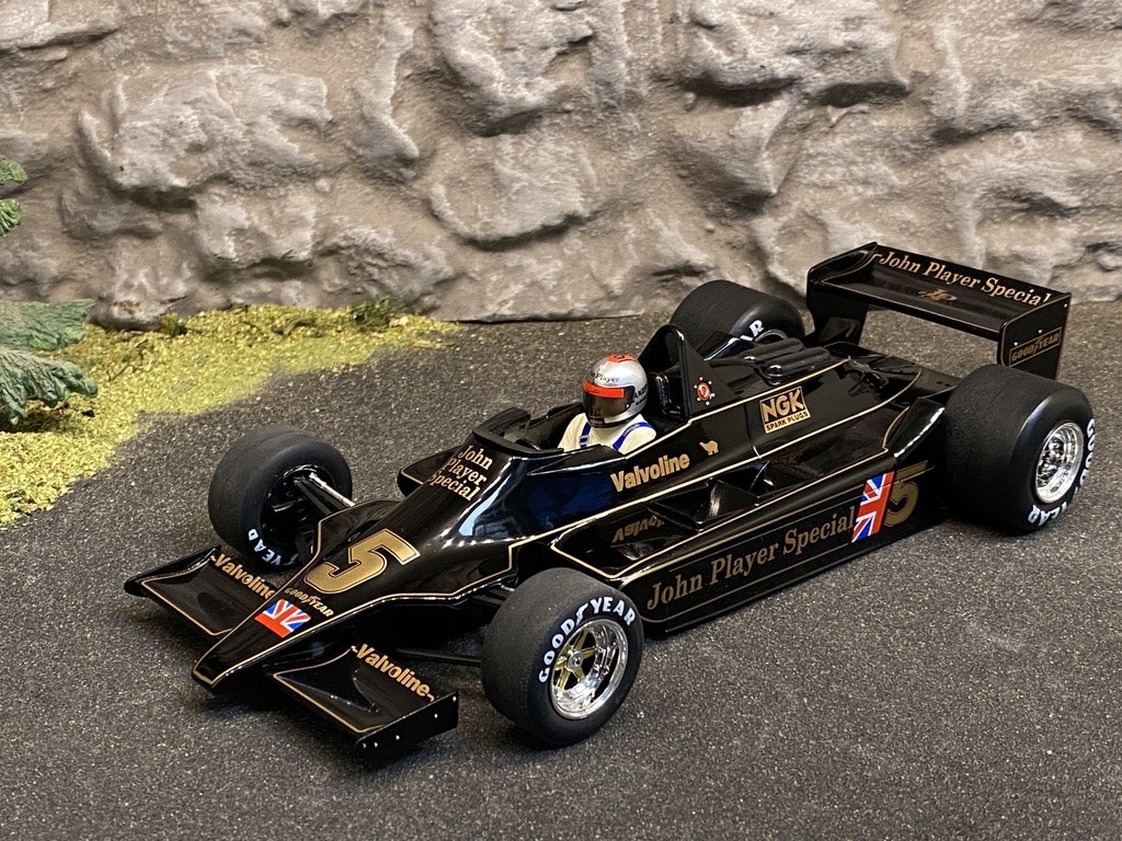 Skala 1/18 Lotus Ford 79 #5 Mario Adretti, Vinnare Belgiska GP 1978' från MCG