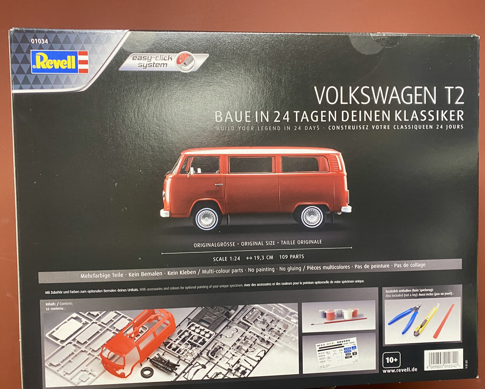 Skala 1/24 Den ultimata Julkalendern - Volkswagen T2 Folkabuss - PASSA PÅ!!!