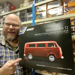 Skala 1/24 Den ultimata Julkalendern - Volkswagen T2 Folkabuss - PASSA PÅ!!!