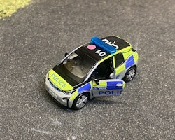 Skala 1/64 BMW i3 UK London Police Patrol Car fr Tiny Toys