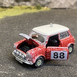 Skala 1/64 - Morris Mini Rally Mk1 Rally #88 - Classic Racing - Vinter-vädrad fr Tiny