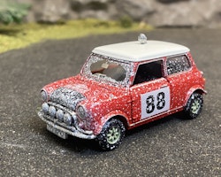 Skala 1/64 - Morris Mini Rally Mk1 Rally #88 - Classic Racing - Vinter-vädrad fr Tiny