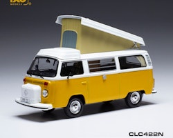 Skala 1/43 Volkswagen T2 Westfalia, Gul/vit fr IXO Models