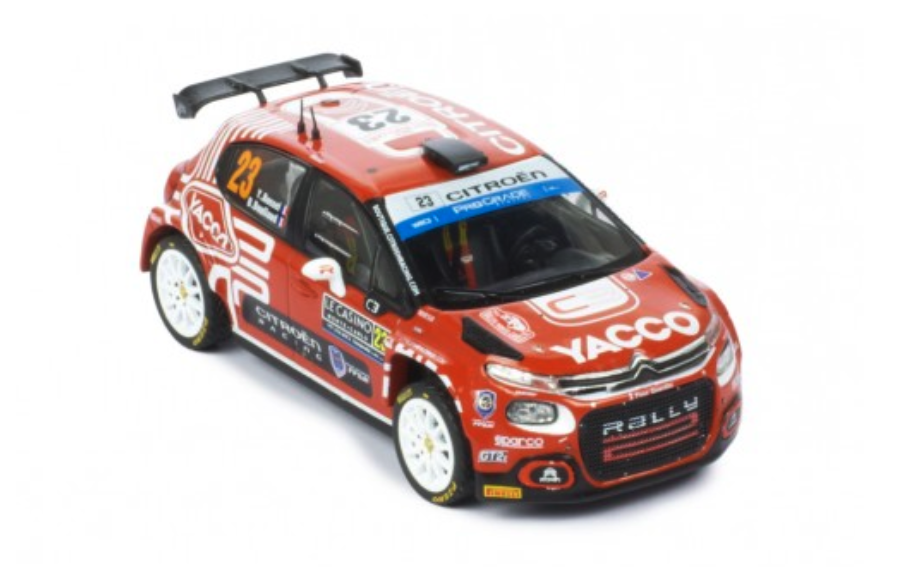 Skala 1/43 CITROËN C3 RALLY2 #23  RALLYE MONTE-CARLO 2022 fr IXO Models