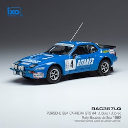 Skala 1/43 PORSCHE 924 CARRERA GTS #4 RALLY BOUCLES DE SPA 82' fr IXO Models