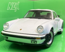 Skala 1/24 Porsche 911 Turbo, Vit från Nex models / Welly