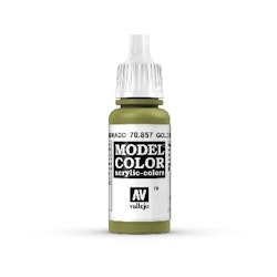 NYHET! Vallejo Model Color, akrylfärg flaska 17ml: Golden Olive - Gyllene Oliv 70857