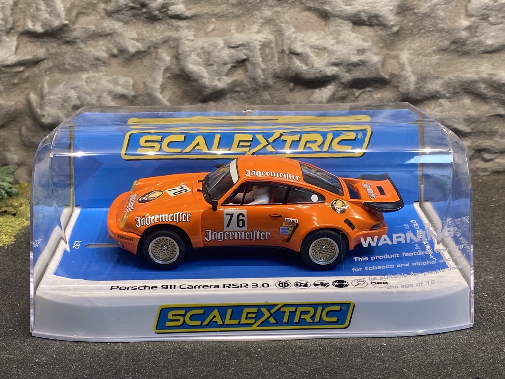 Skala 1/32 Scalextric Bil t Bilbana: Porsche 911 Carrera RSR 3.0, Orange "Jägermeister"
