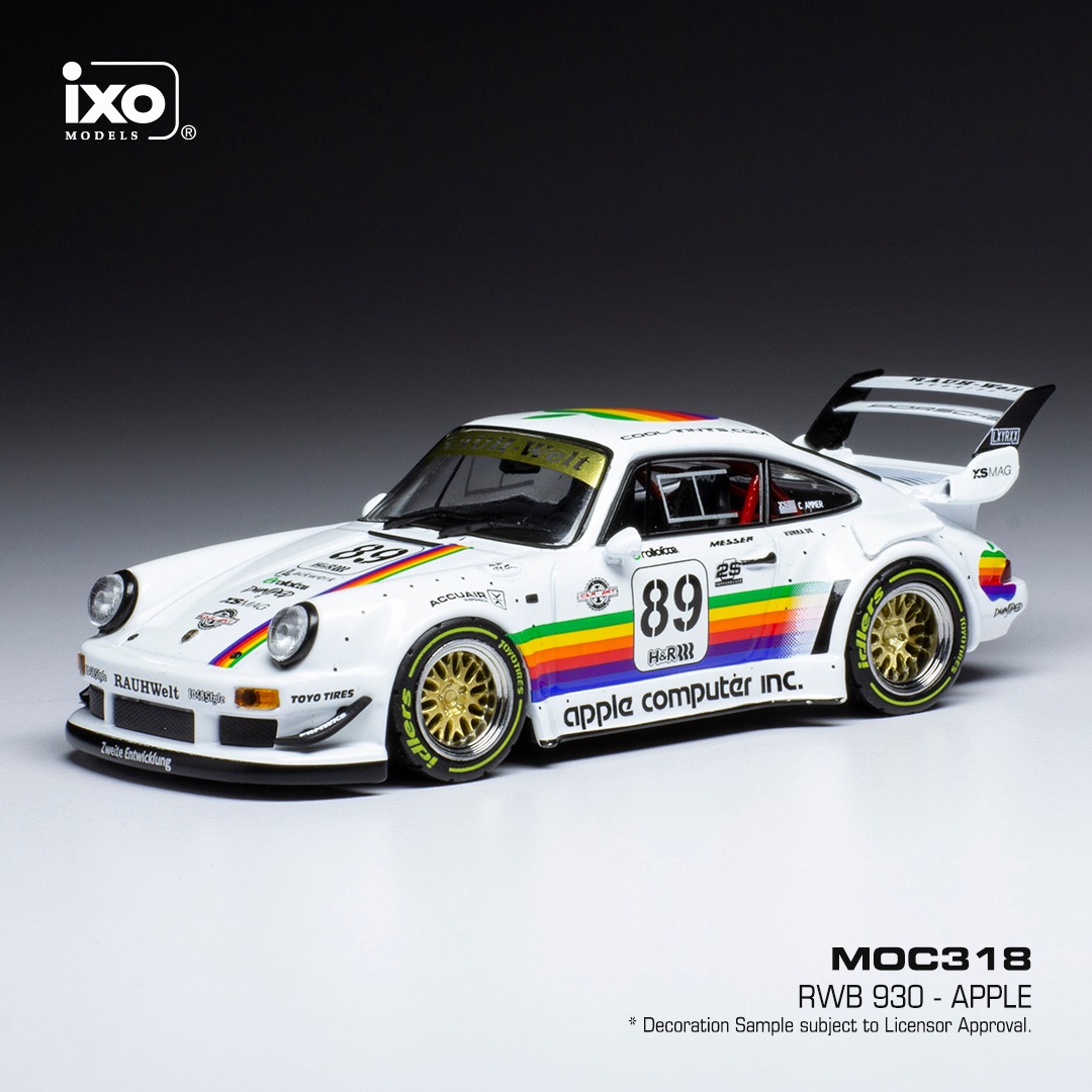 Skala 1/43 Mycket fin RWB 930 (Porsche) "APPLE" IXO Models