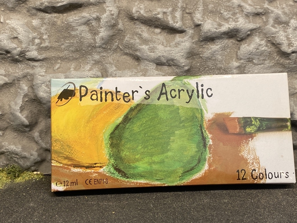 Akrylfärger 12-pack, med 12 tuber á 12ml från Painter's Acryllic -  EN71-3