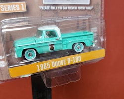 Skala 1/64 - Dodge D-100 65' "Smokey Bear" Ser.1 från GreenLight