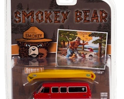 Skala 1/64 - Ford Club Wagon 69' "Smokey Bear" Ser.1 från GreenLight