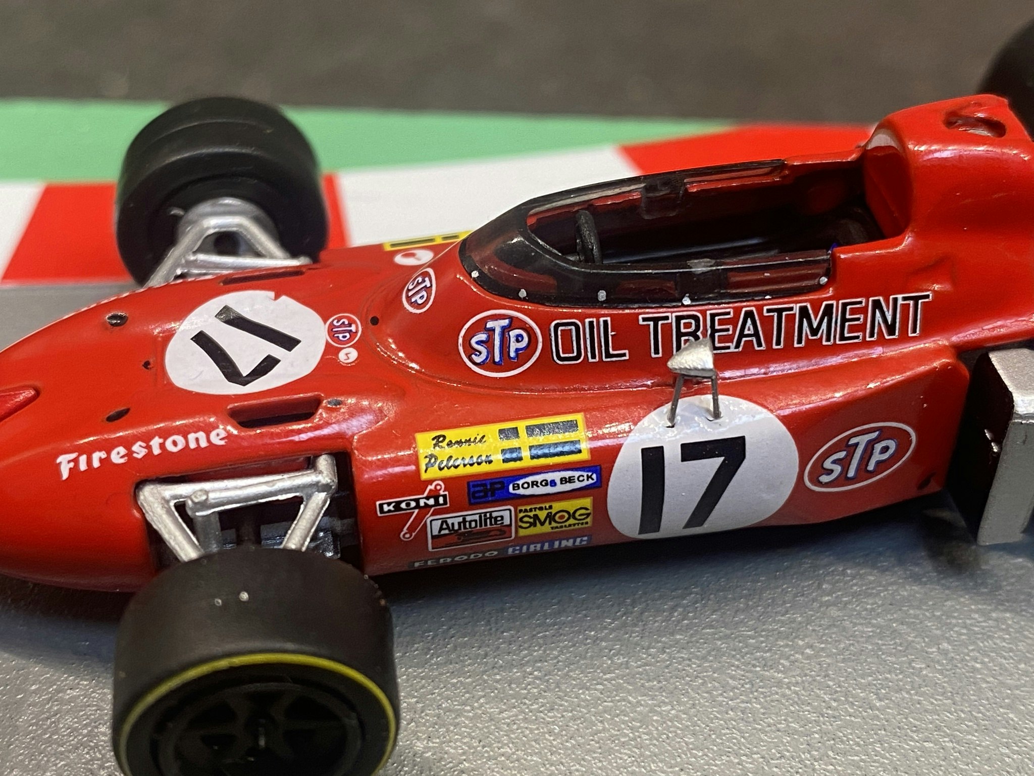 Skala 1/43 Formula 1, March 711 - 1971 - Ronnie Peterson - Monaco Grand Prix 71'