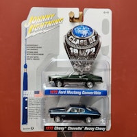 Skala 1/64 - 72 Ford Mustang Convertilbe & Heavy Chevy Chevelle fr Johnny Lightning