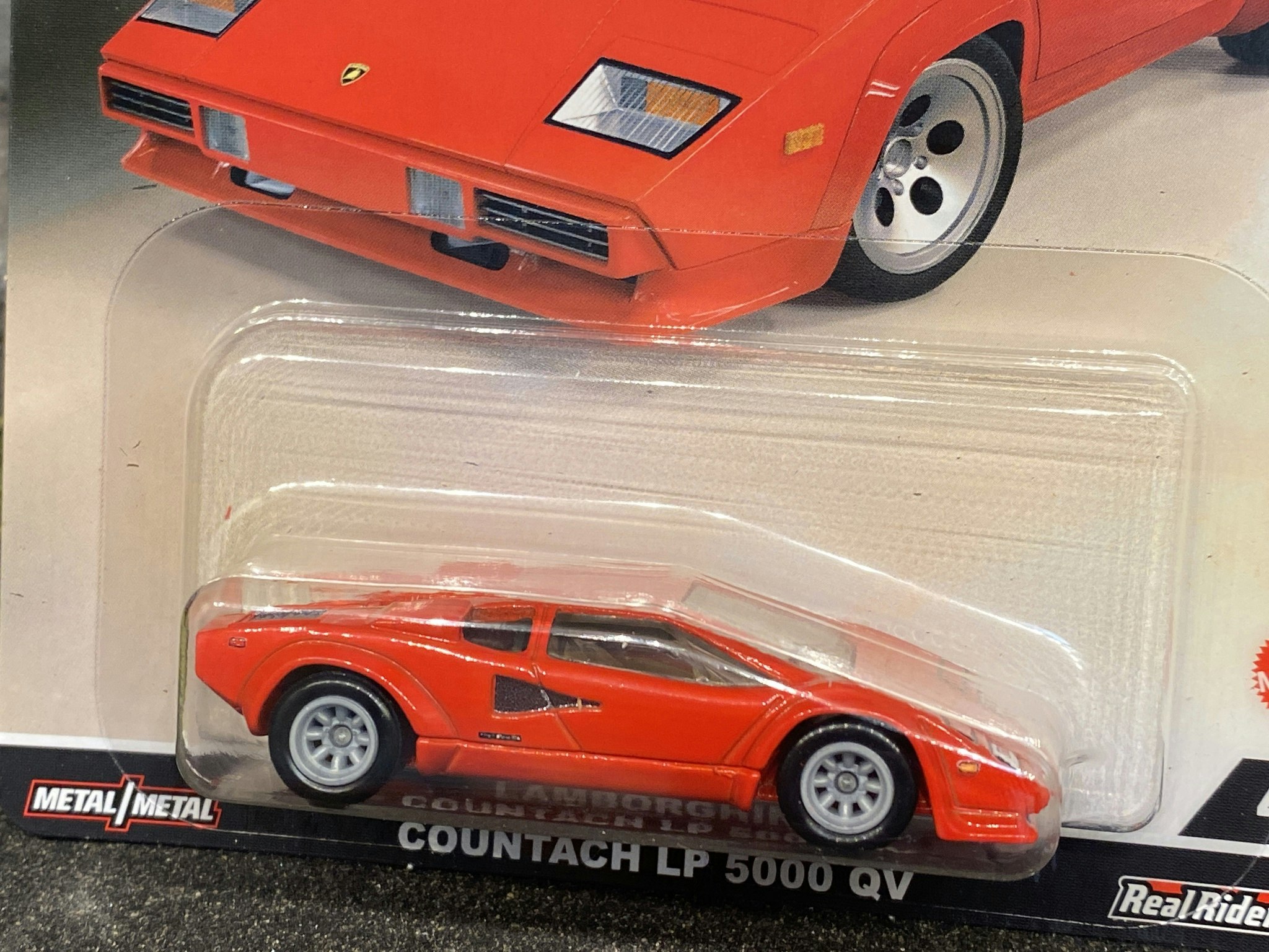 Skala 1/64 HOT WHEELS Premium - Jay Leno's Garage - Lamborghini Countach LP 50000 QV