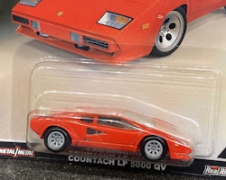Skala 1/64 HOT WHEELS Premium - Jay Leno's Garage - Lamborghini Countach LP 50000 QV