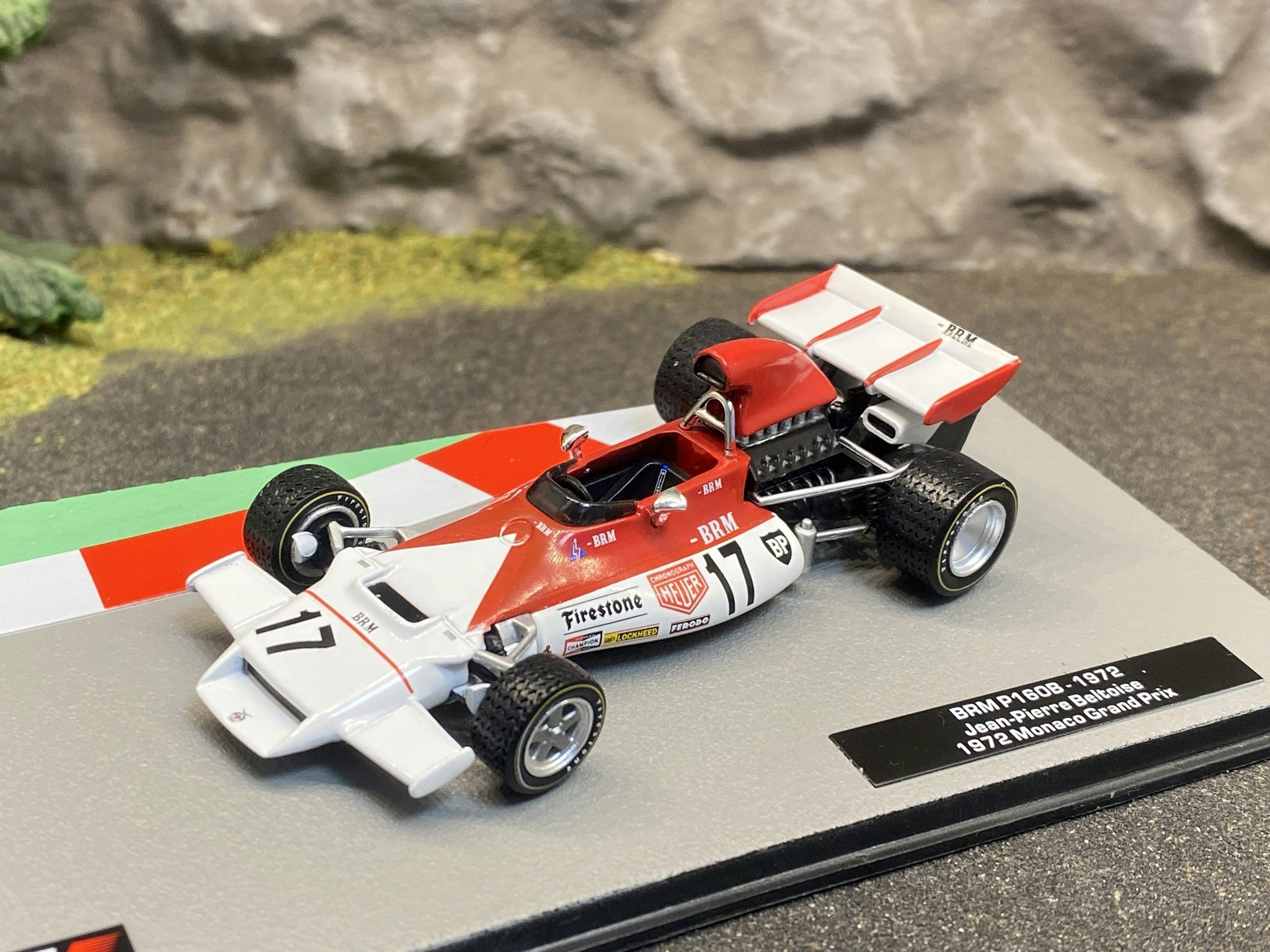 Skala 1/43 Formula 1, BRM P160B - 1972 - Jean-Pierre Beltoise - Monaco GP 1972'