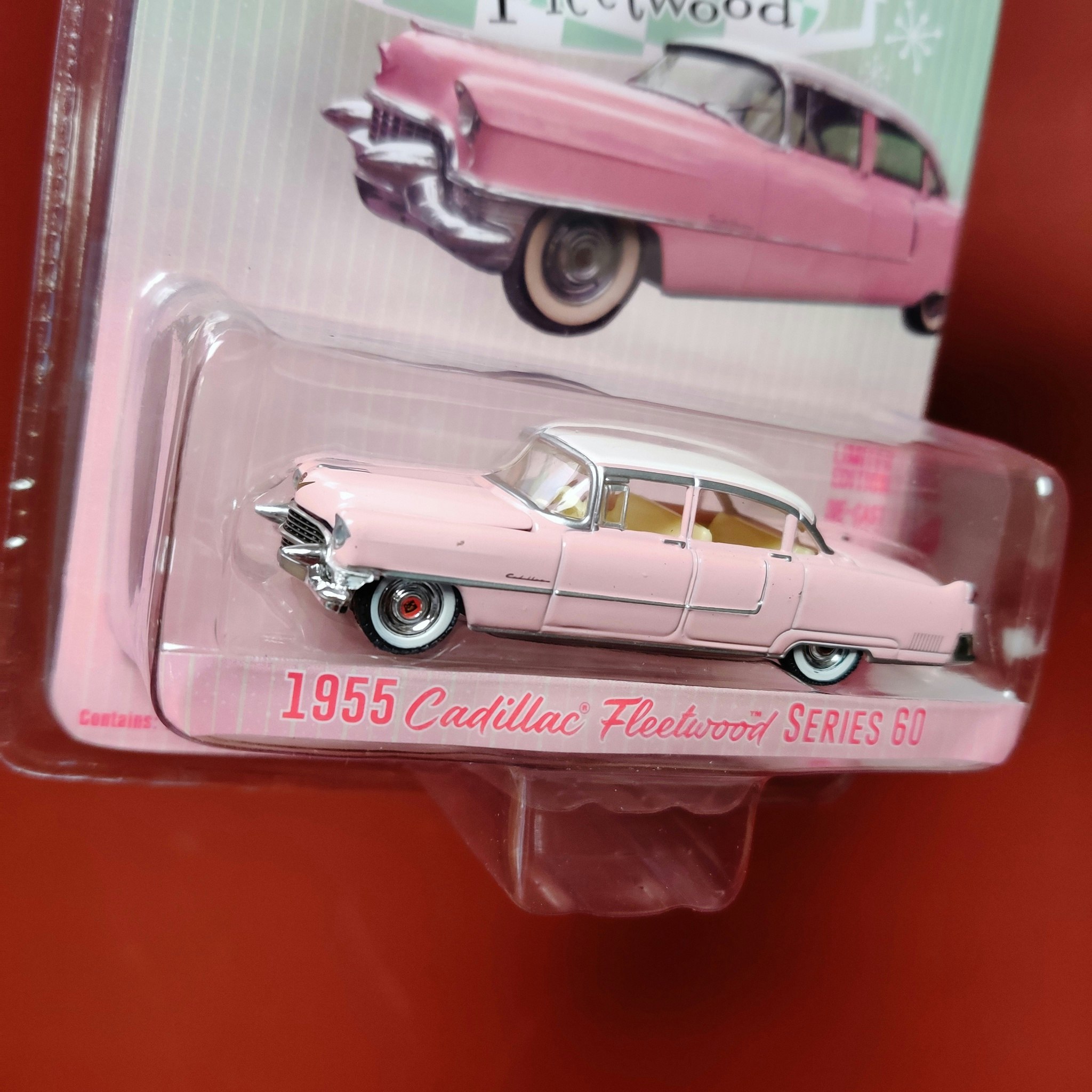 Skala 1/64 Cadillac Fleetwood Series 60 1955 från Greenlight Excl.