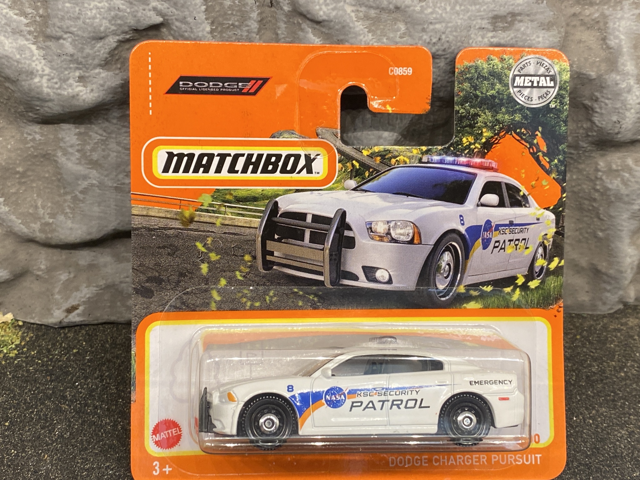 Skala 1/64 Matchbox - Dodge Charger Pursuit - Security Patrol - Polisbil
