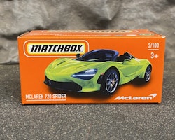 Skala 1/64 Matchbox - McLaren 720 Spider