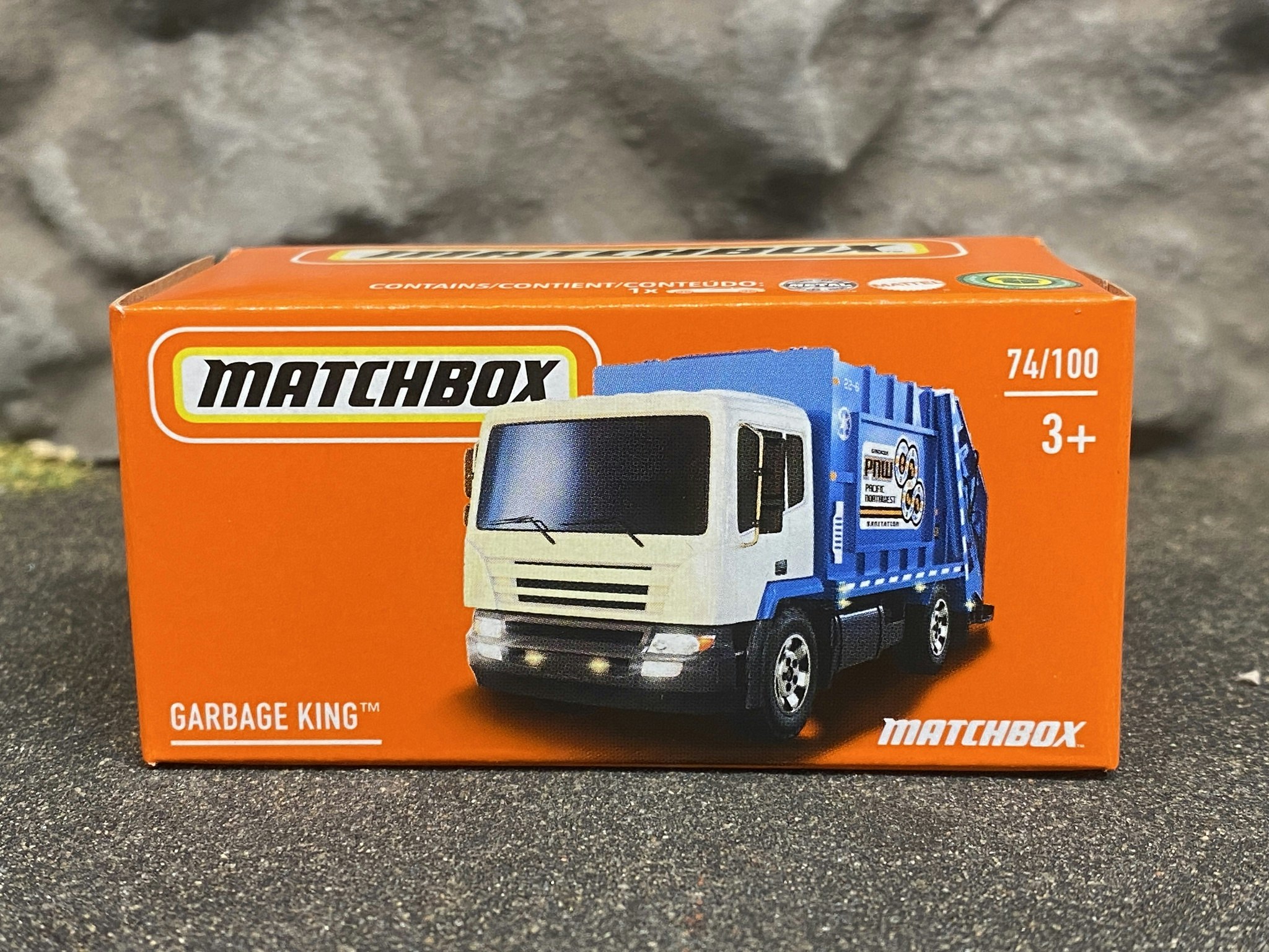 Skala 1/64 Matchbox - GARBAGE KING - SOPBIL