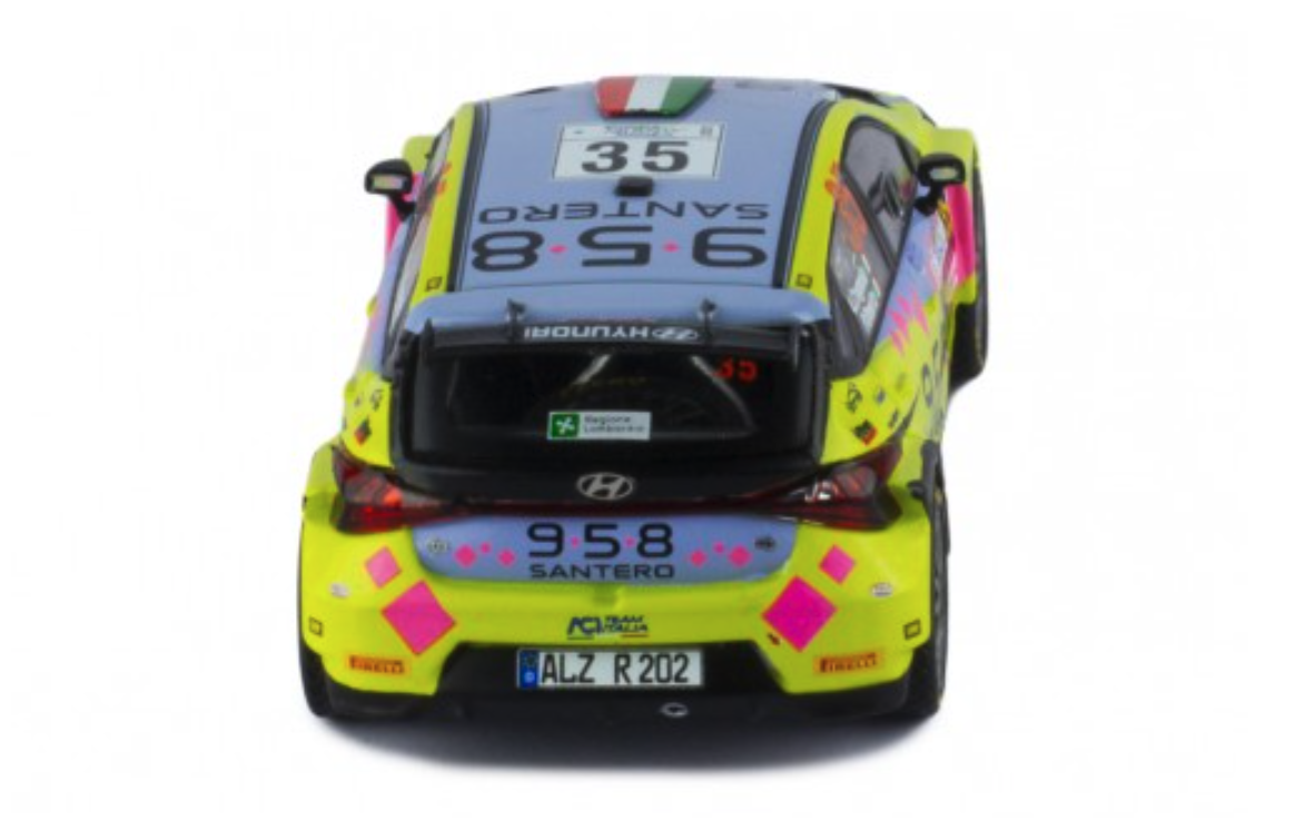 Skala 1/43 HYUNDAI I20 N RALLY2 #35 Vinnare WRC3 MONZA RALLY 21 fr IXO Models