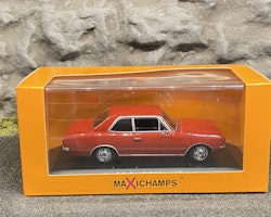 Skala 1/43 Opel Rekord C Limousine 1968' Röd från Maxichamps