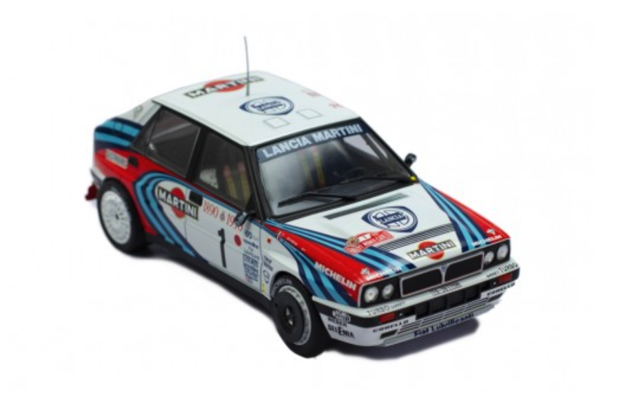 Skala 1/24 LANCIA DELTA INTEGRALE 16V #1, MONTE-CARLO 90 fr IXO Models