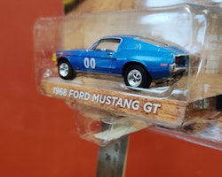 Skala 1/64 Ford Mustang GT 1968 "00" från Greenlight Excl.