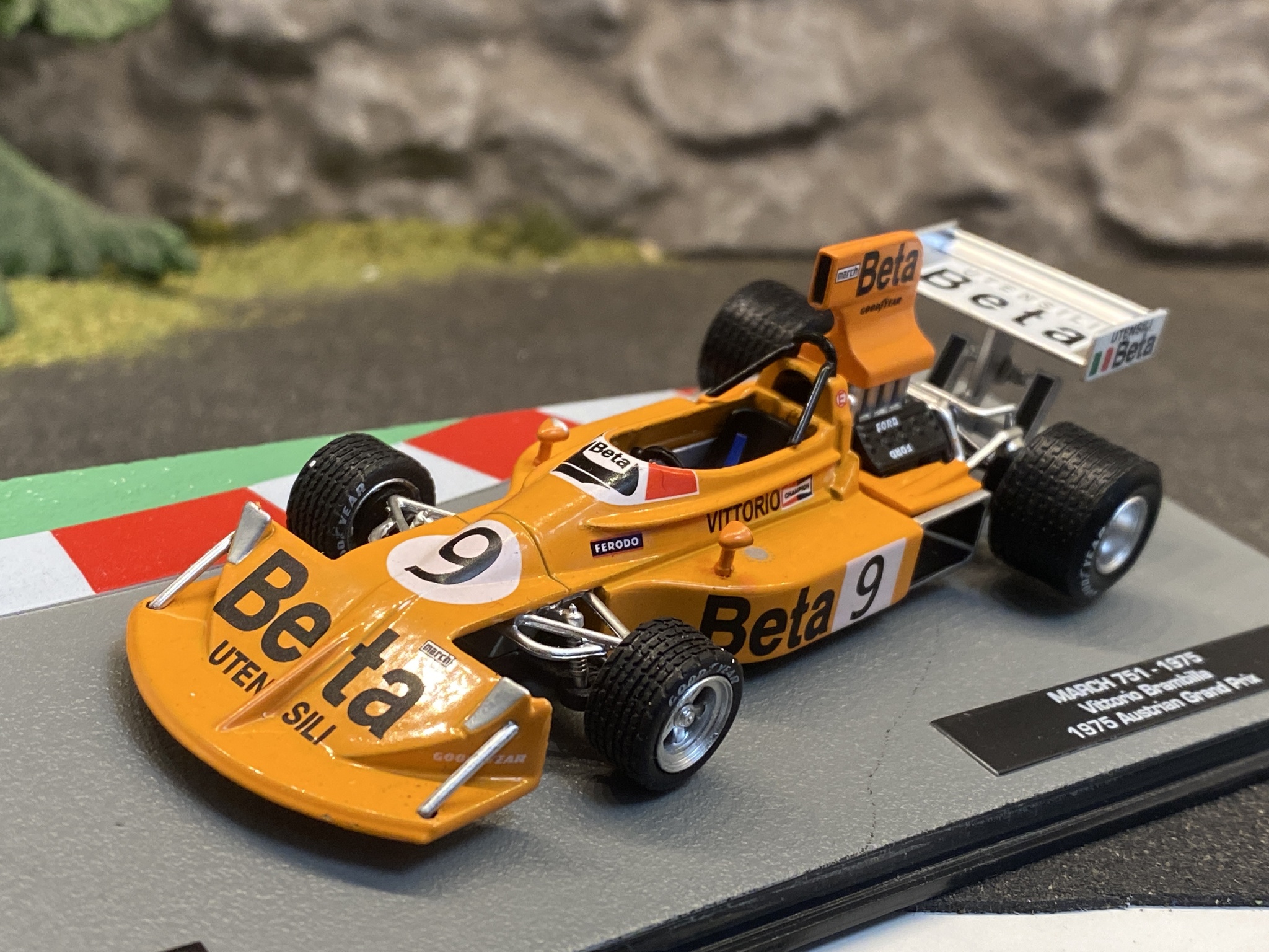 Skala 1/43 Formula 1, March 751-1975 - Vittorio Brambilla - Austrian GP 75