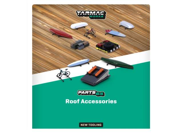 Skala 1/64 Roof Accessories fr TARMAC Hobby64