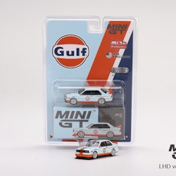 Skala 1/64  BMW M3 E30 "Gulf" Limited Edition, USA Exclusive fr MINI GT